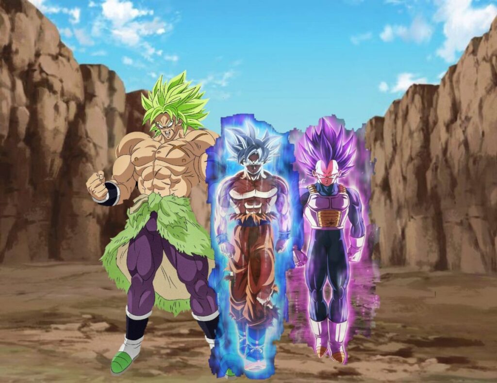 Goku Vegeta And Broly