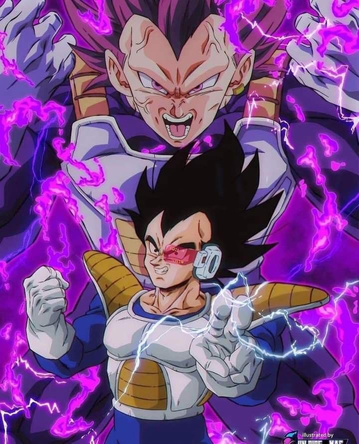 Vegeta Base and Ultra ego - Dragon Ball Character