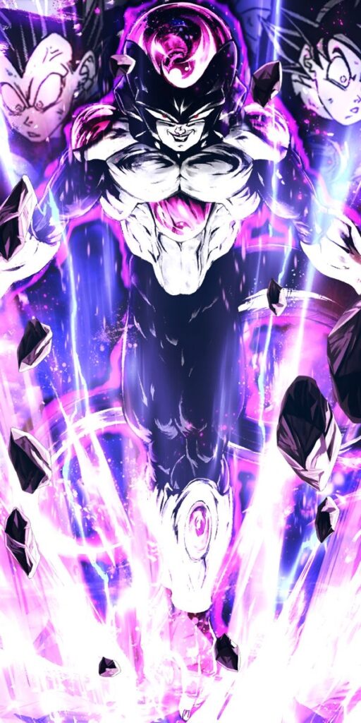 Black Frieza vs Goku and Vegeta