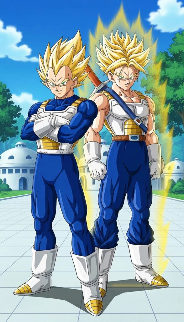 vegeta and trunks