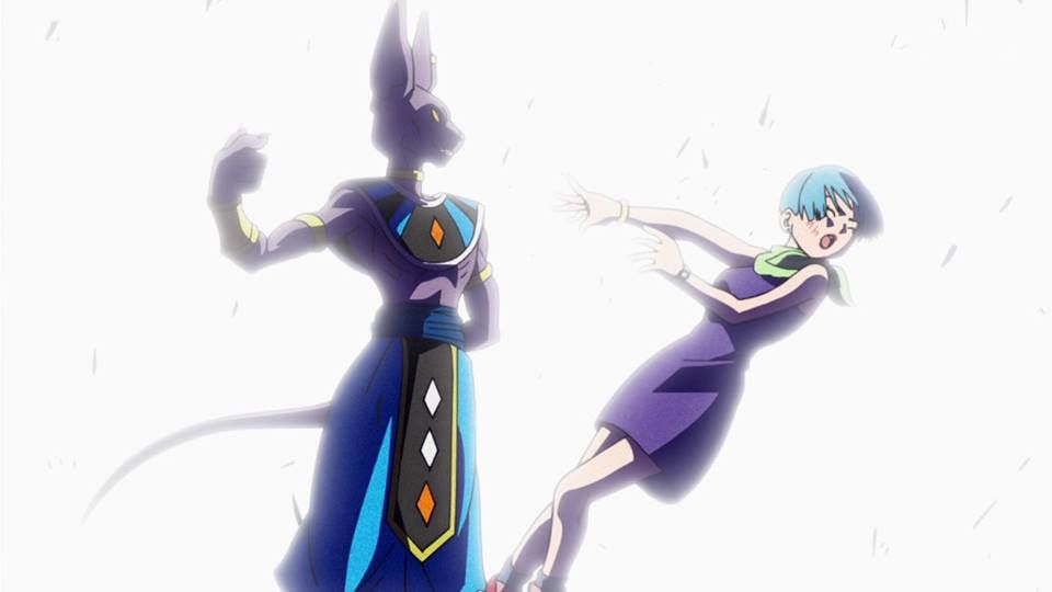 Beerus Slapping Bulma