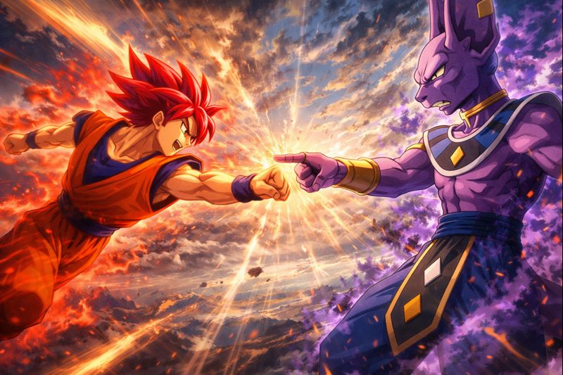 Goku vs Beerus