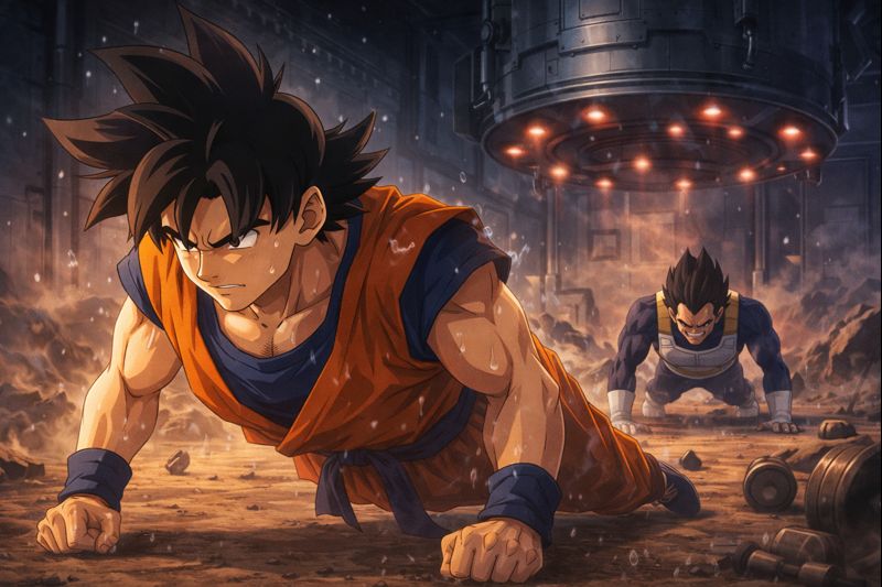 Goku and vegeta