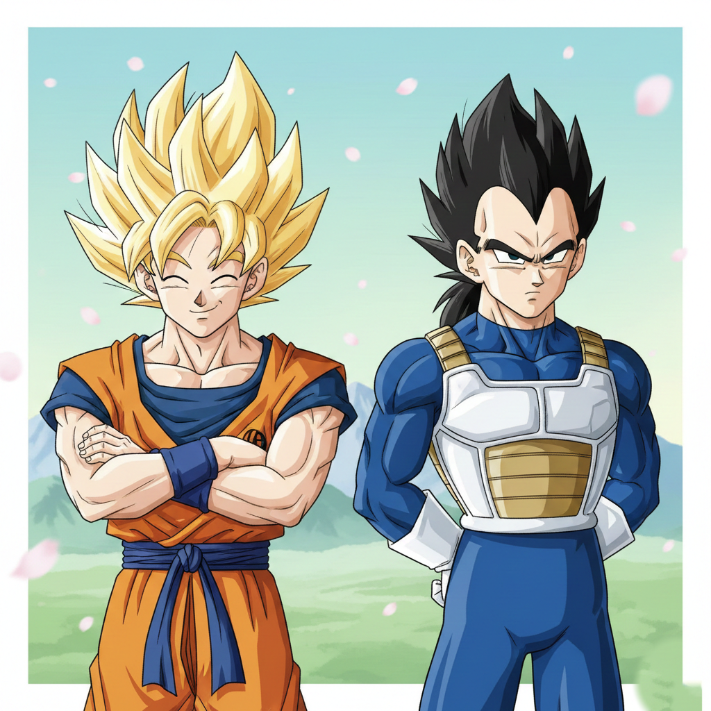 goku and vegeta