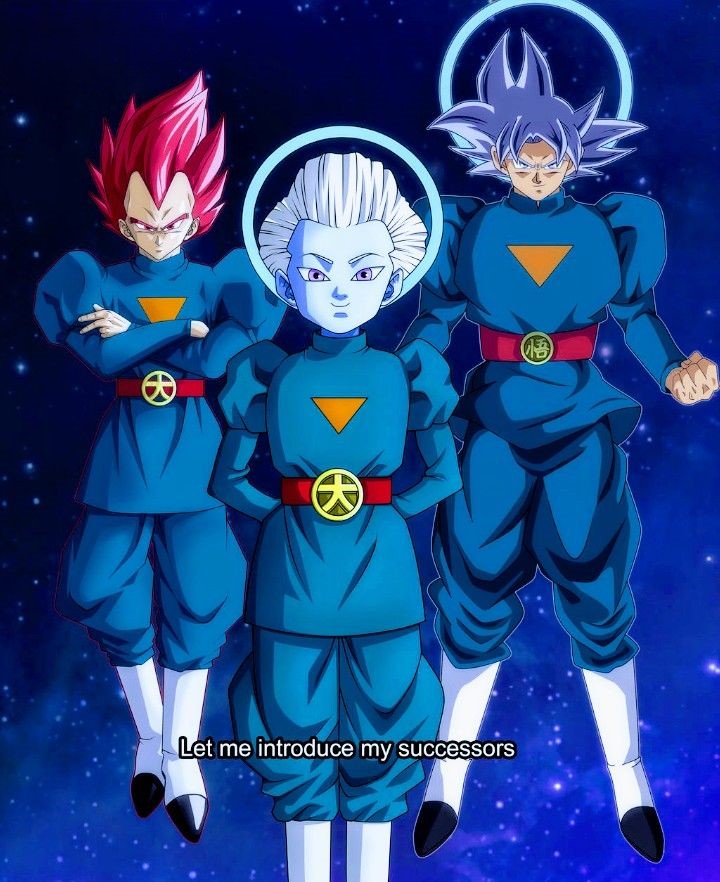 Grand Priest , GOKU AND VEGETA