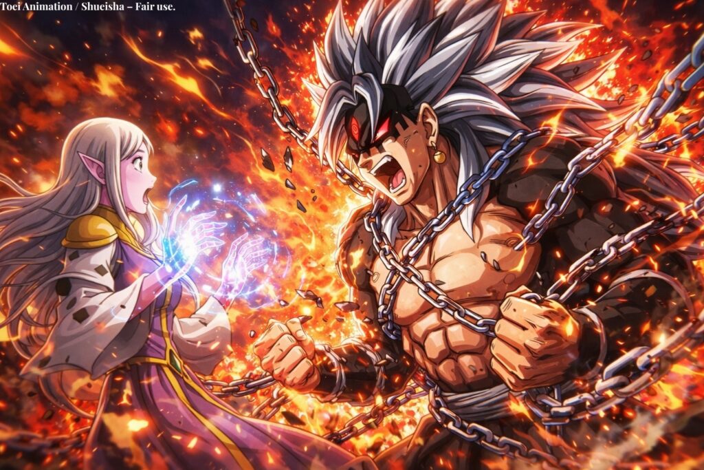 Ultra Vegito Finally Frees Goku and Vegeta and Chronoa Cannot Control the Situation