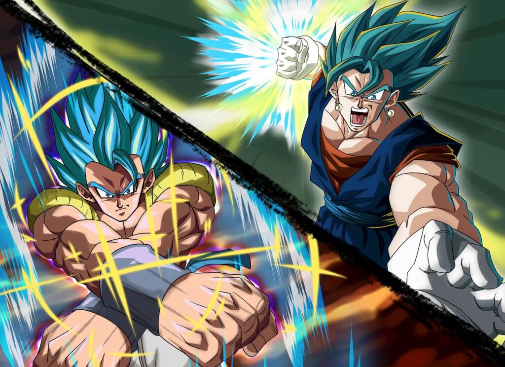 vegito vs gogeta